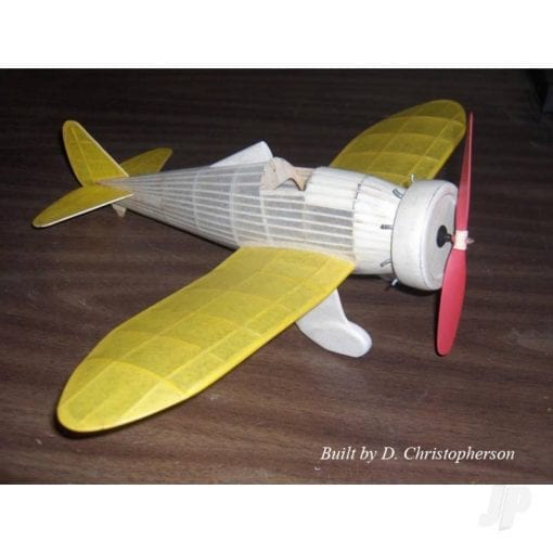 Dumas P-26 Peashooter (44.5cm) (223) - A Scale Rubber Powered Flying ...